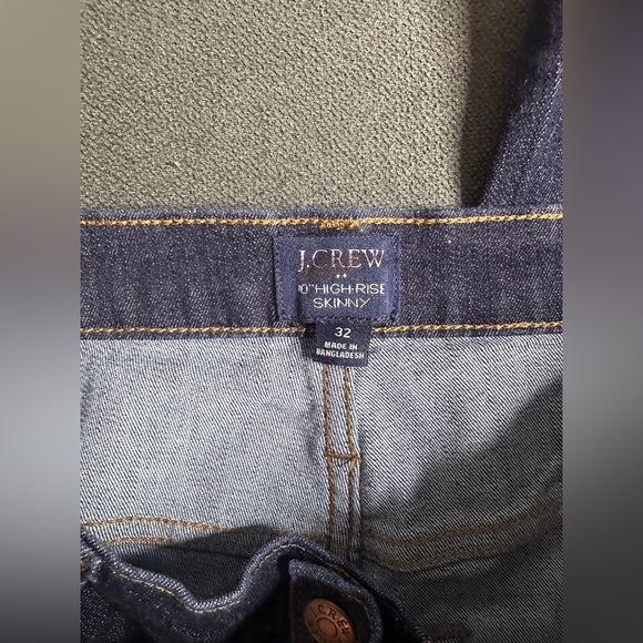 J.Crew Factory 10" high-rise skinny jean in signature stretch size 32 - Picture 5 of 6